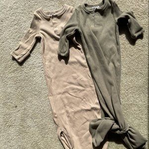 Mebie Baby Knot Gown - Set of 2